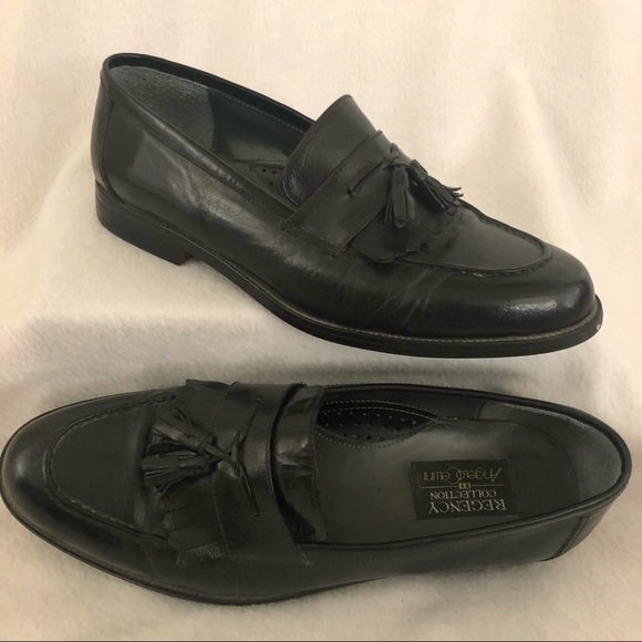 Vintage Angelo Cellini Tasseled Leather Dress Loafers main image 4